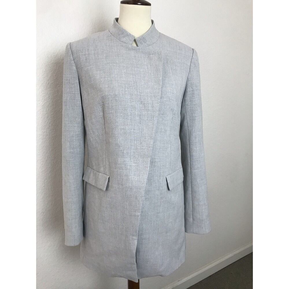 Amaryllis Jacket Asymmetrical High Collar